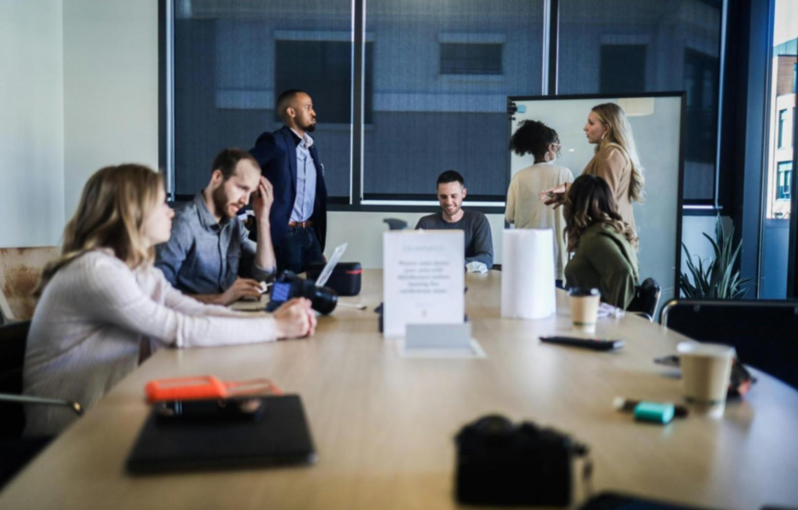 Financial charts and analysis on tablet device